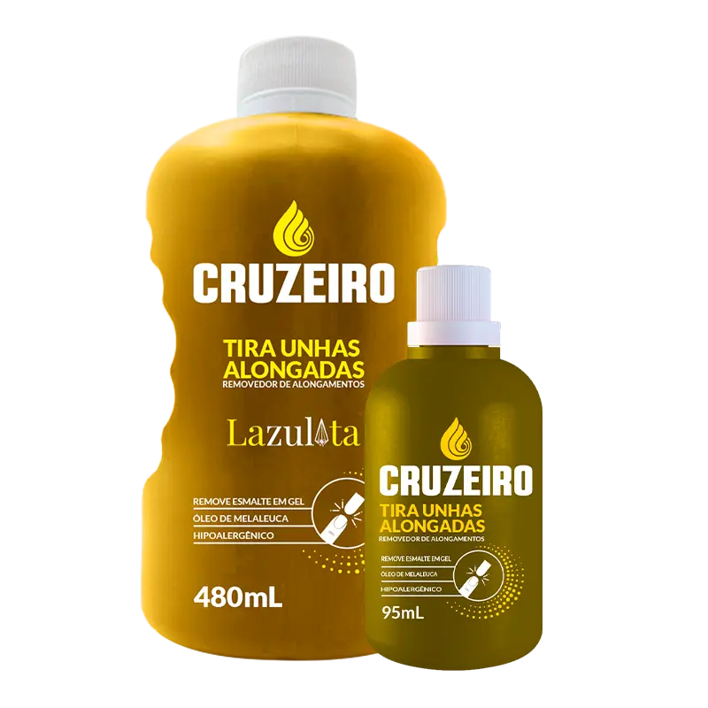 Tira Unhas Alongadas 480ml e 95ml